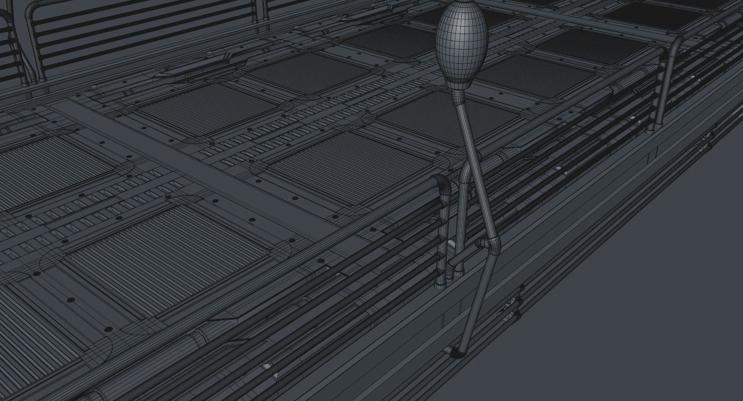 Sci Fi Bridge 3D model_21