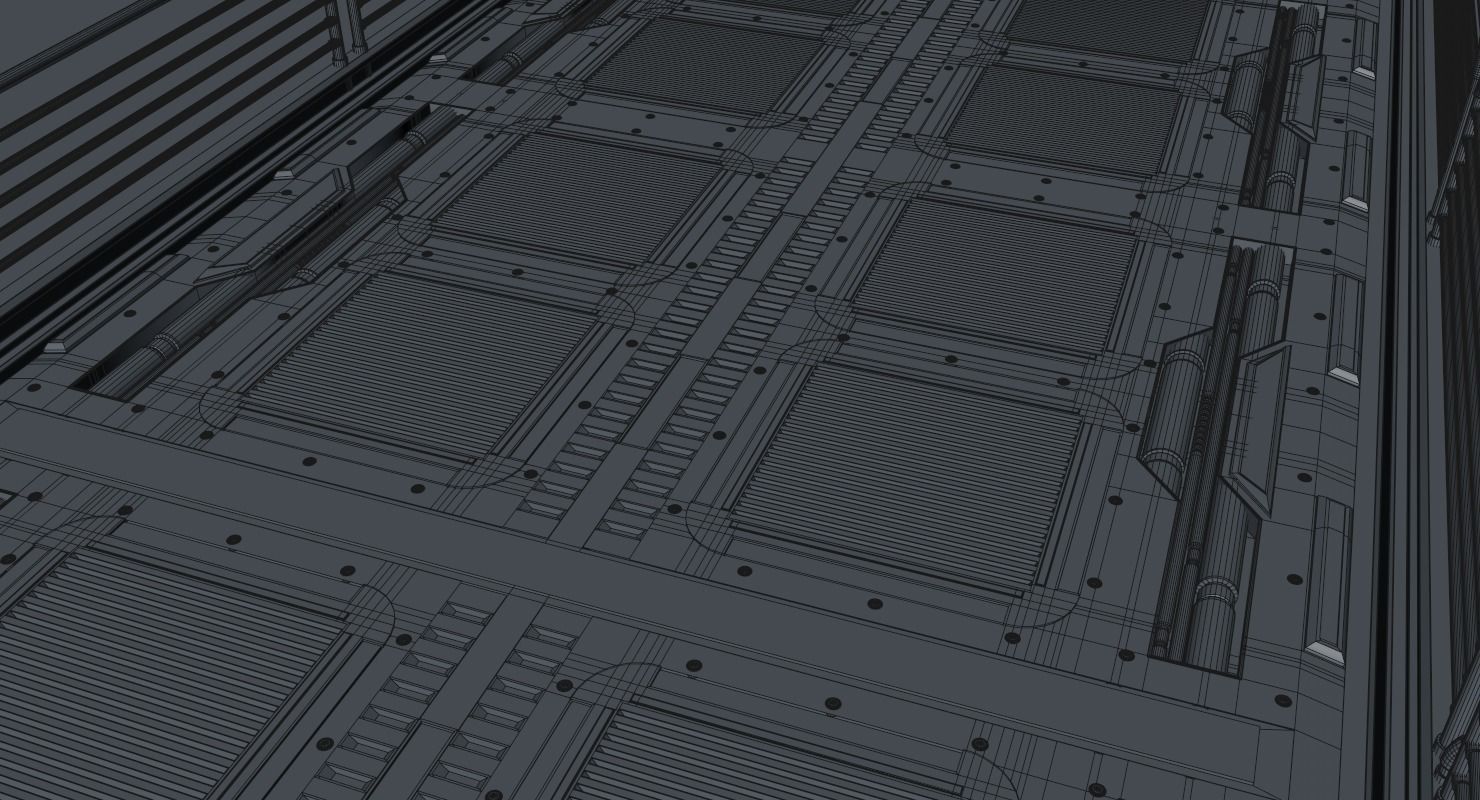 Sci Fi Bridge 3D model_12