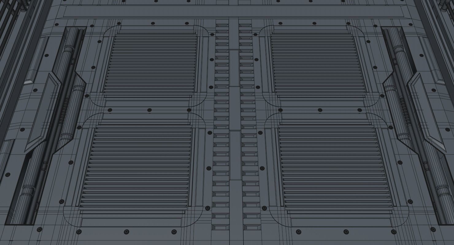 Sci Fi Bridge 3D model_17