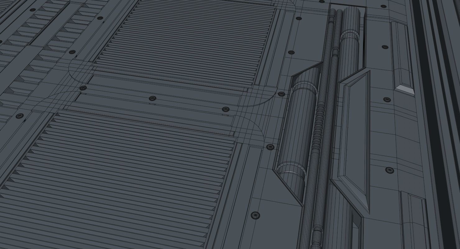 Sci Fi Bridge 3D model_16