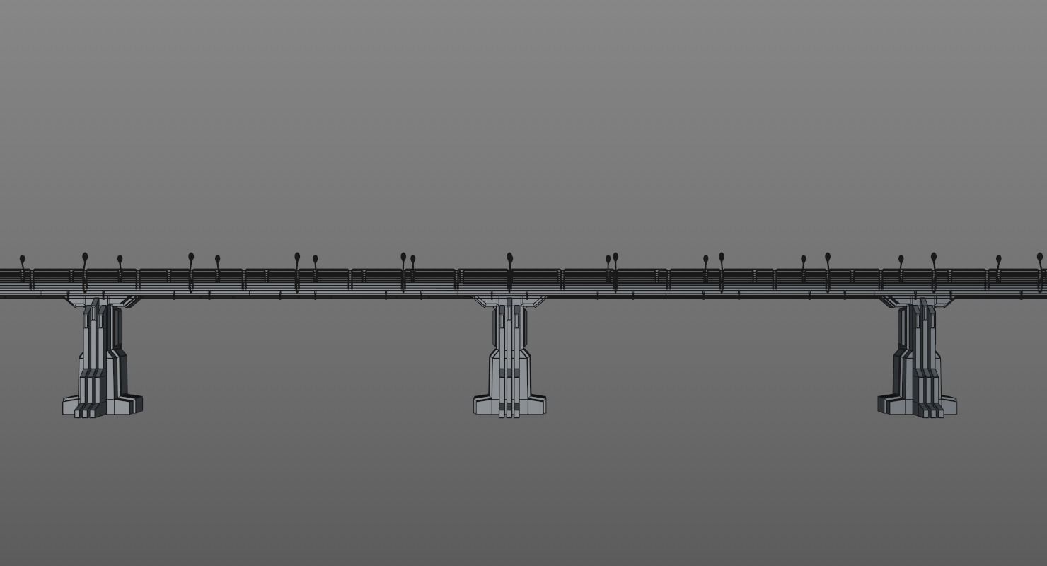 Sci Fi Bridge 3D model_18