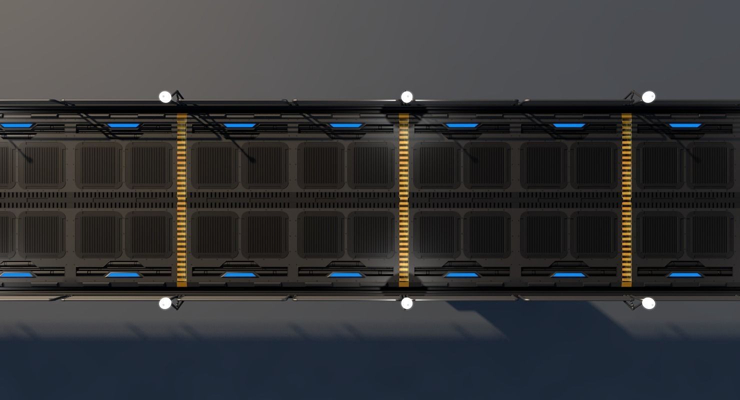 Sci Fi Bridge 3D model_11