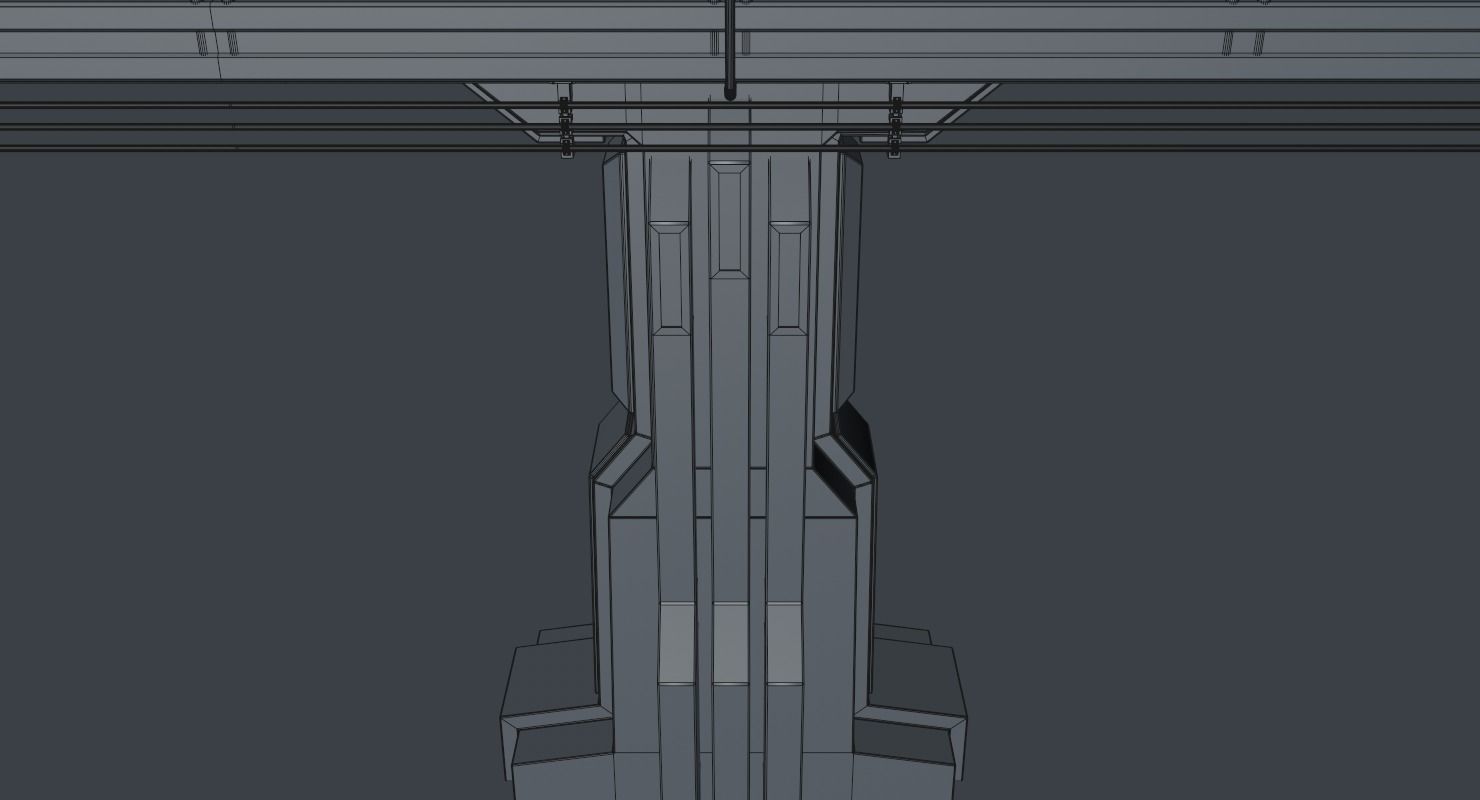Sci Fi Bridge 3D model_19