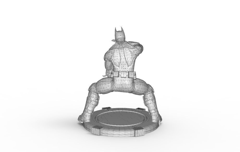 Batman - Fight Pose 3D print model_15