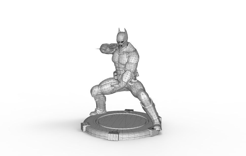 Batman - Fight Pose 3D print model_10