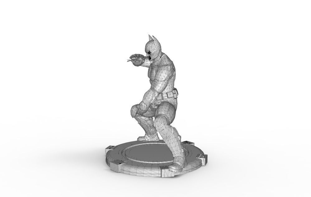 Batman - Fight Pose 3D print model_12