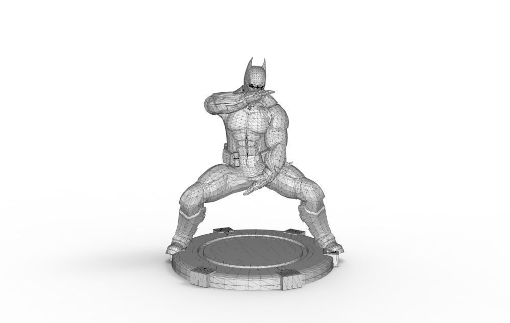 Batman - Fight Pose 3D print model_11