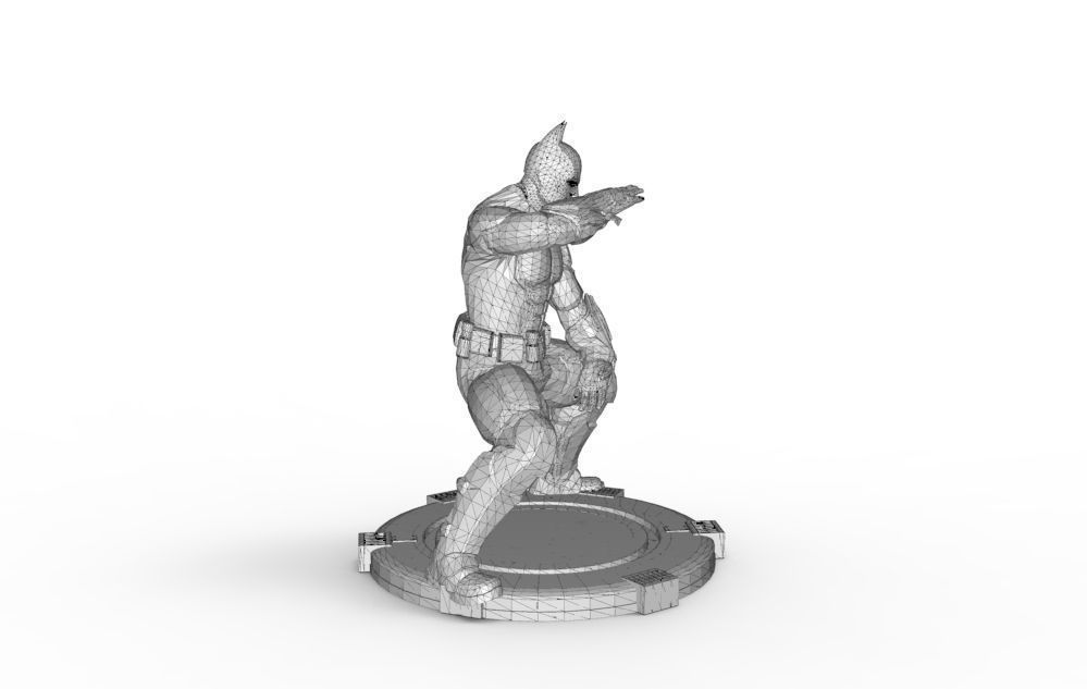 Batman - Fight Pose 3D print model_18
