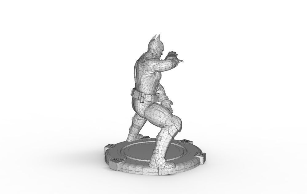 Batman - Fight Pose 3D print model_17