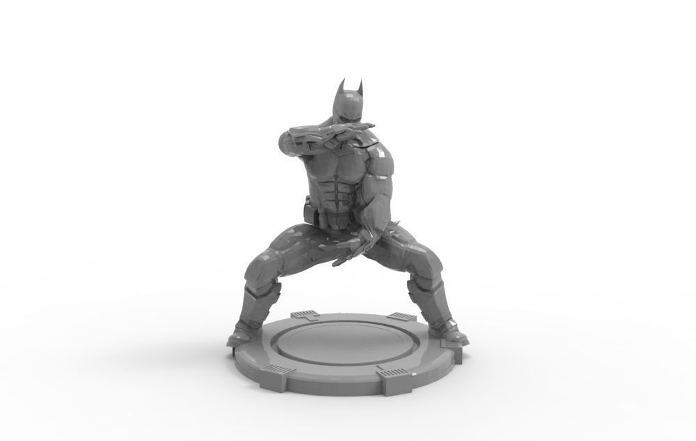 Batman - Fight Pose 3D print model_1