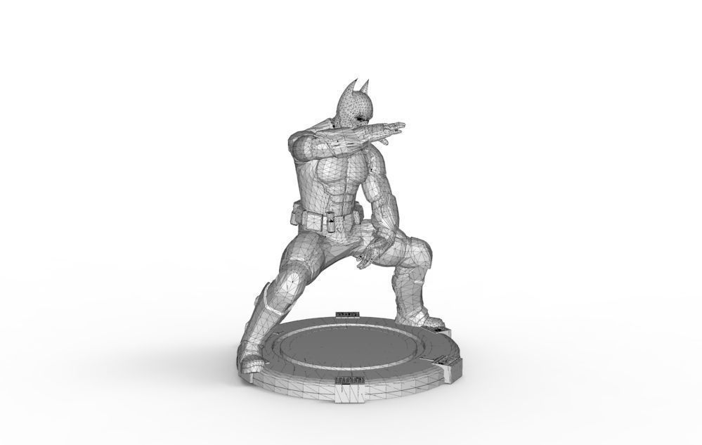 Batman - Fight Pose 3D print model_19