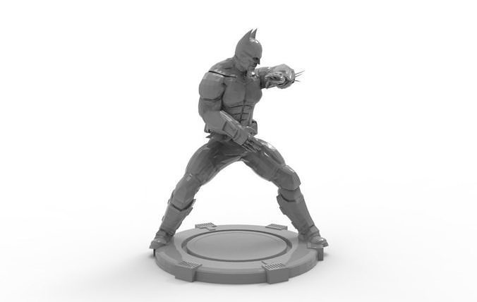 Batman - Fight Pose 3D print model