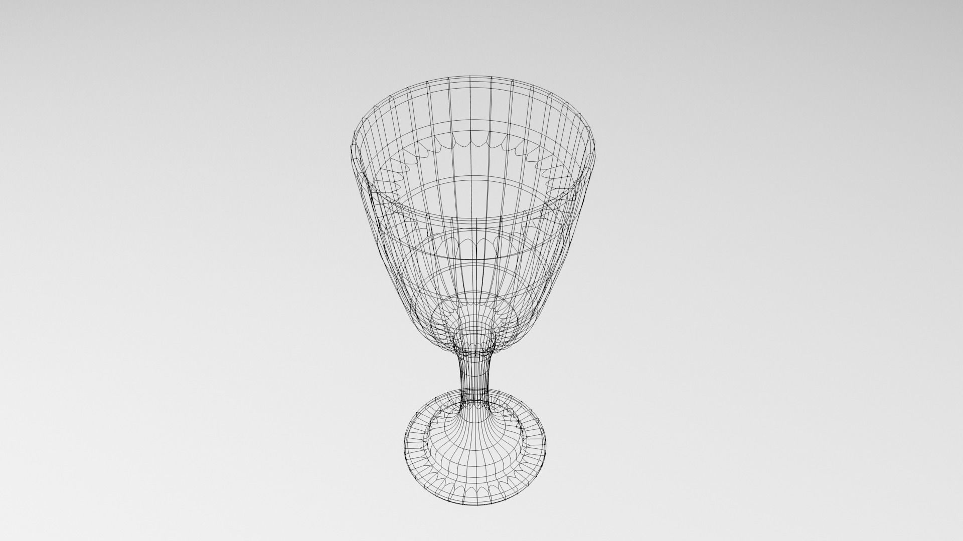 Copper Goblet 2 with Liquid 3D model_4