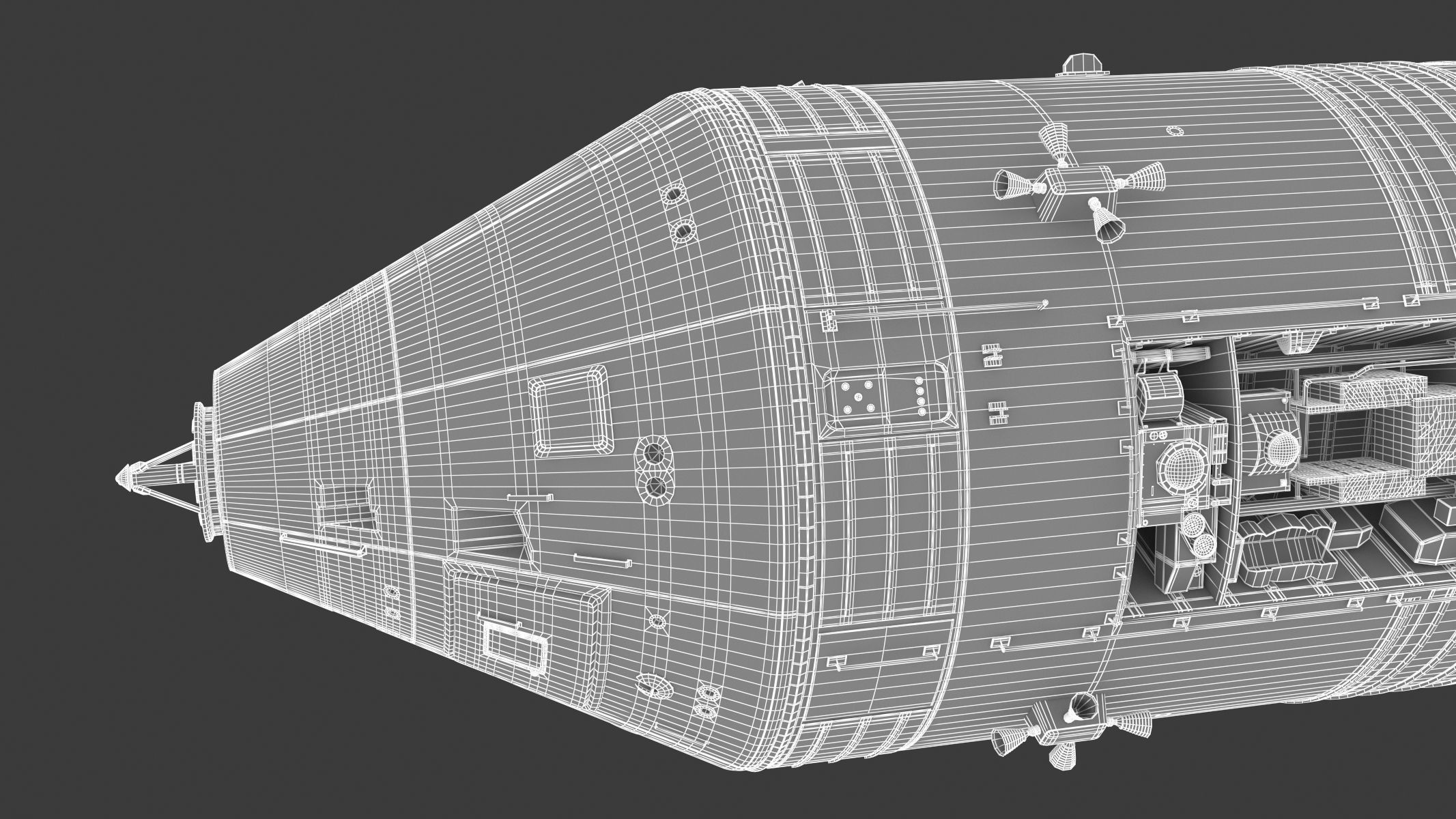 Apollo Spacecraft 3D model_22