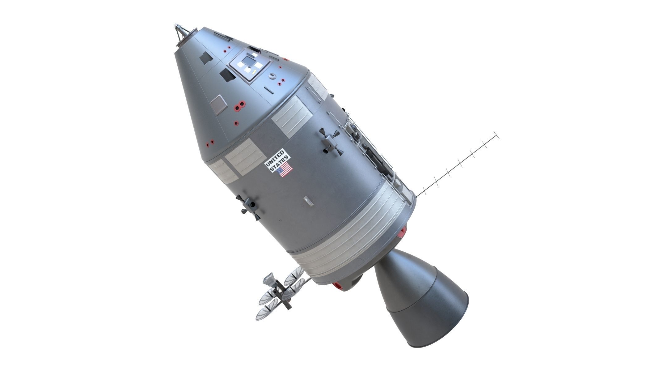Apollo Spacecraft 3D model_1