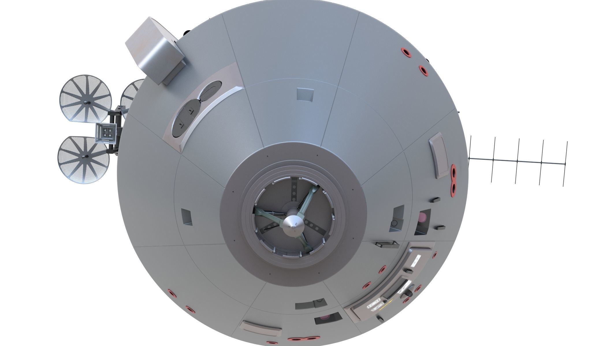 Apollo Spacecraft 3D model_11
