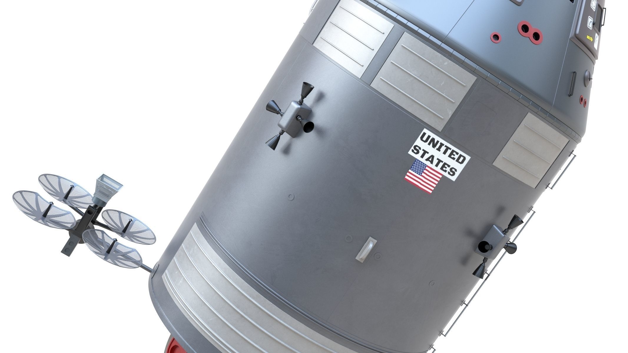 Apollo Spacecraft 3D model_10