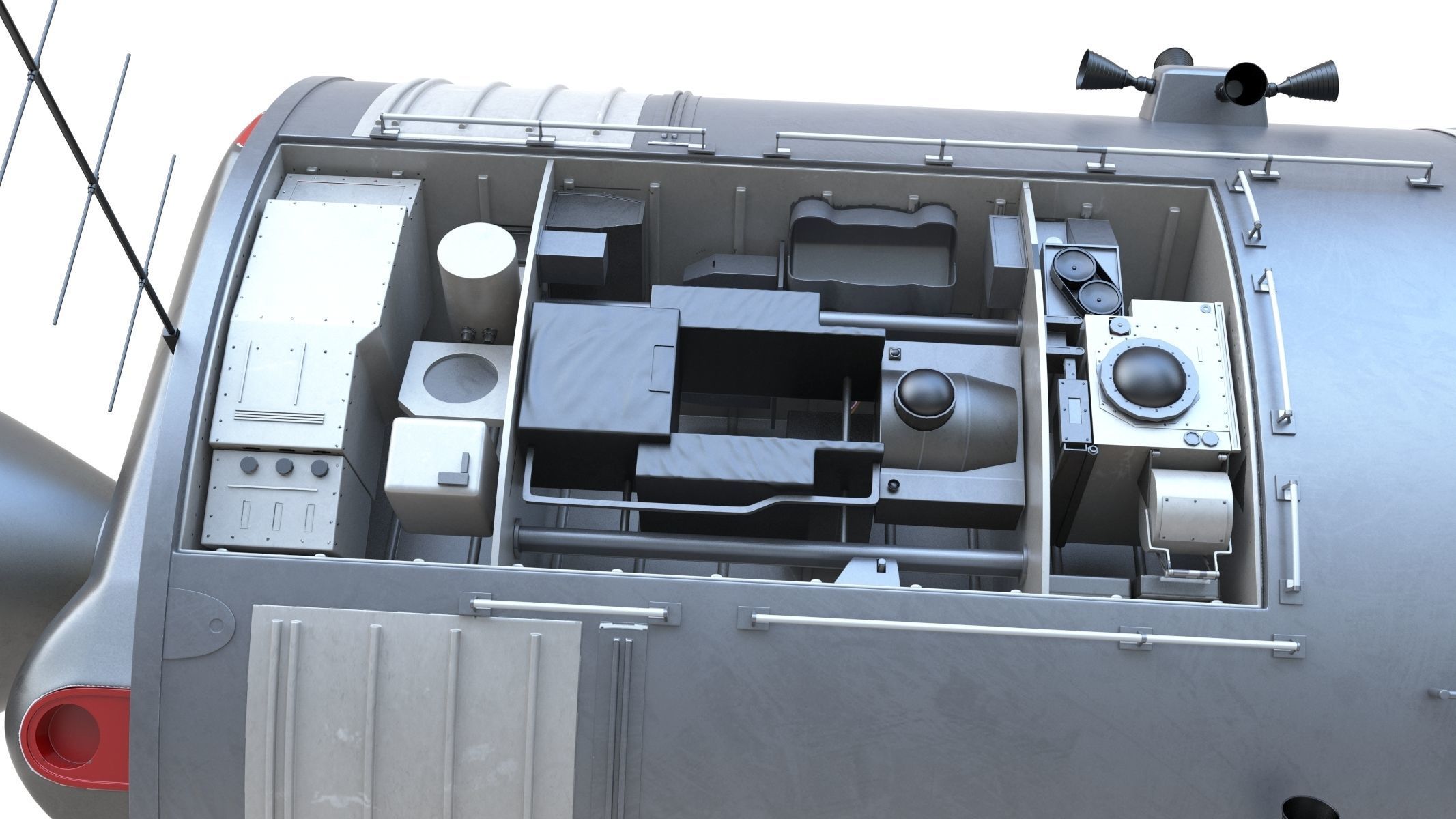 Apollo Spacecraft 3D model_8