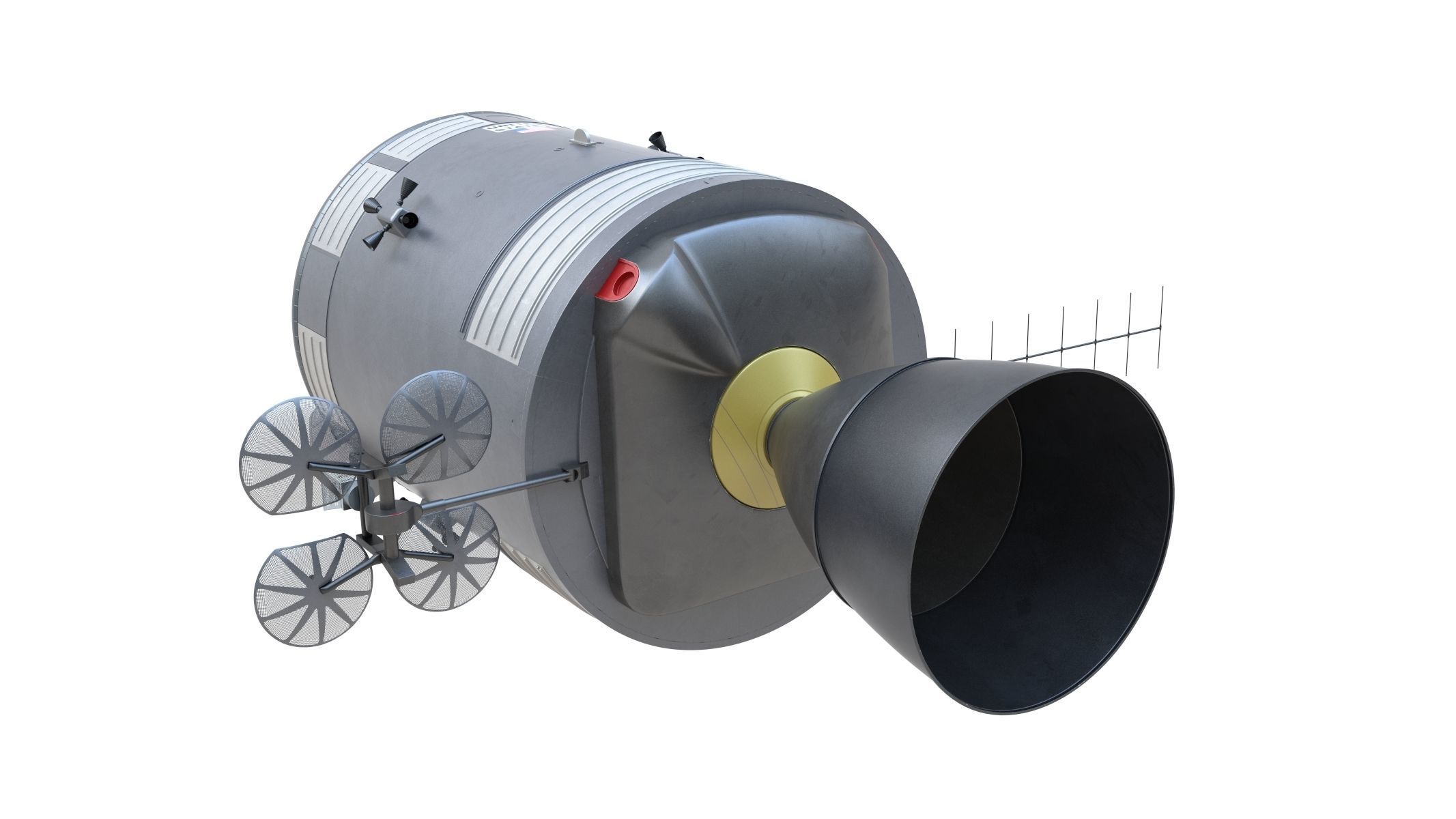 Apollo Spacecraft 3D model_6
