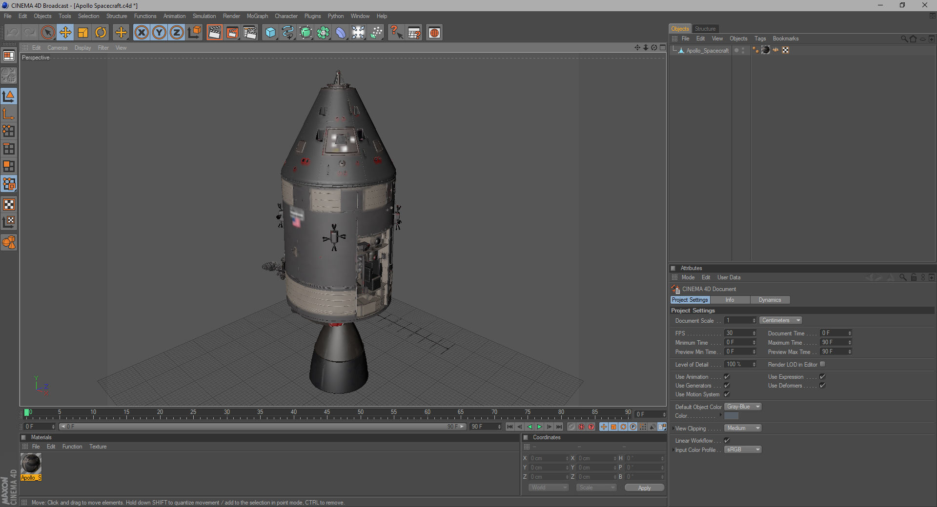 Apollo Spacecraft 3D model_29