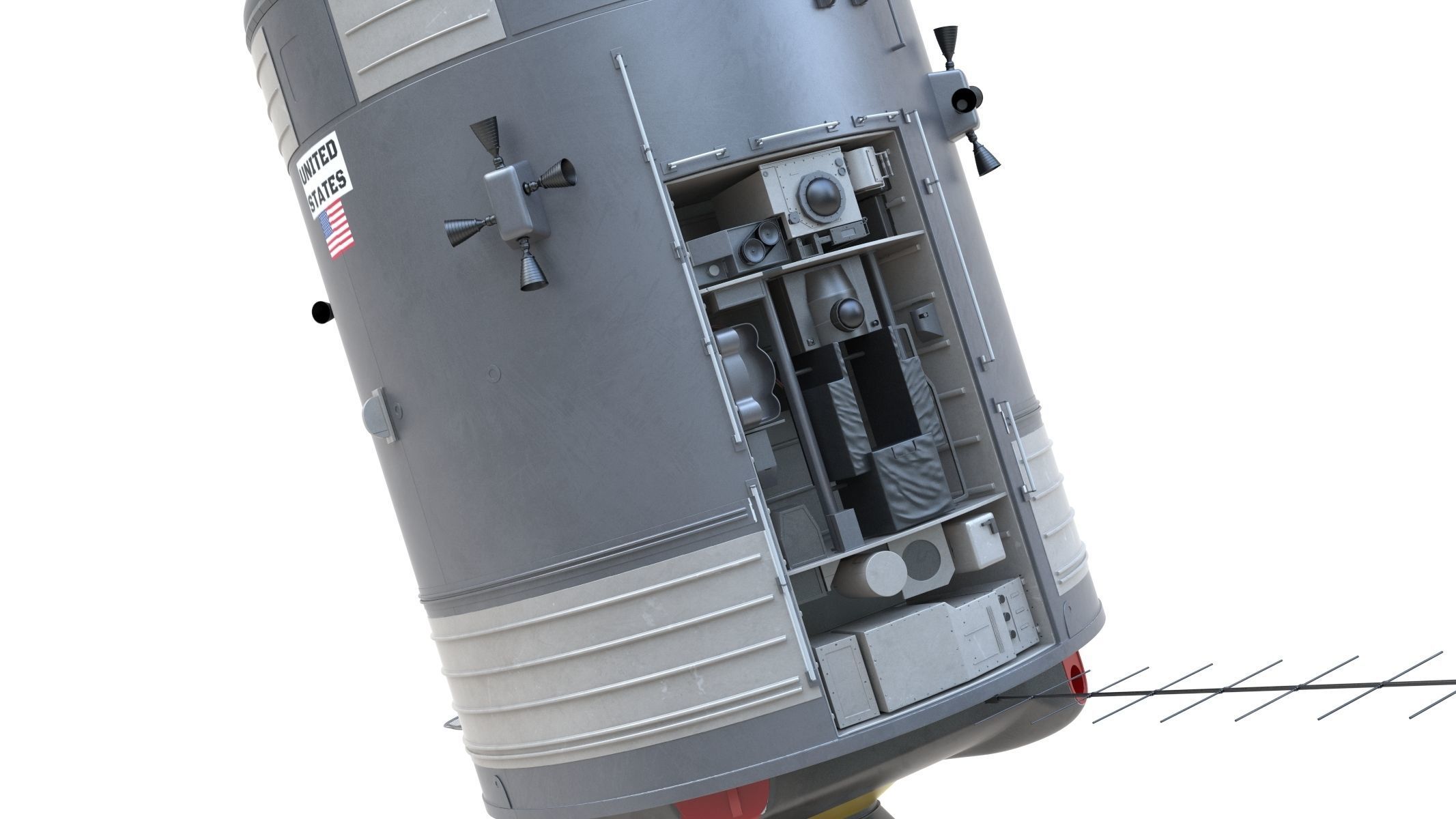 Apollo Spacecraft 3D model_3