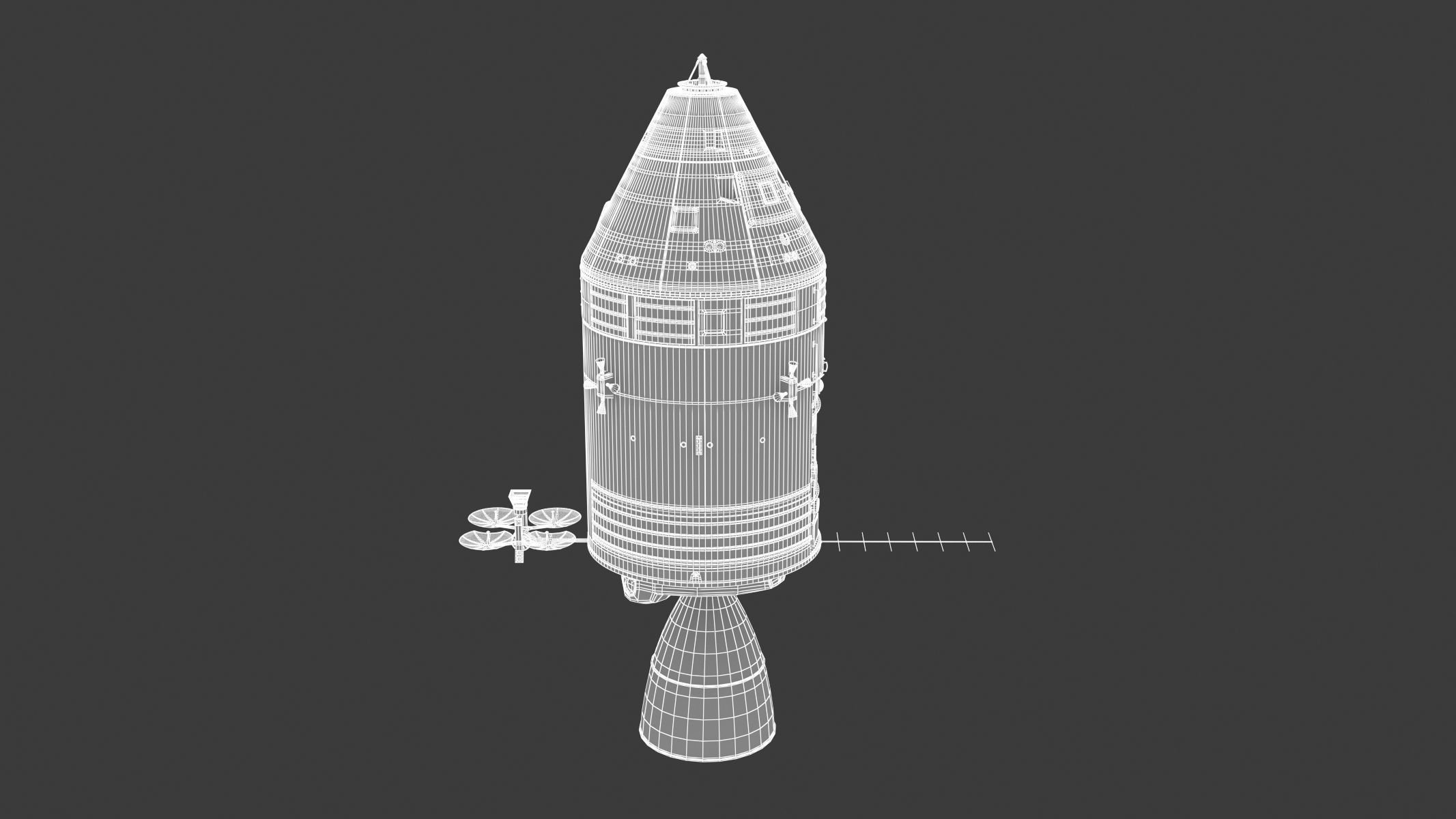 Apollo Spacecraft 3D model_18