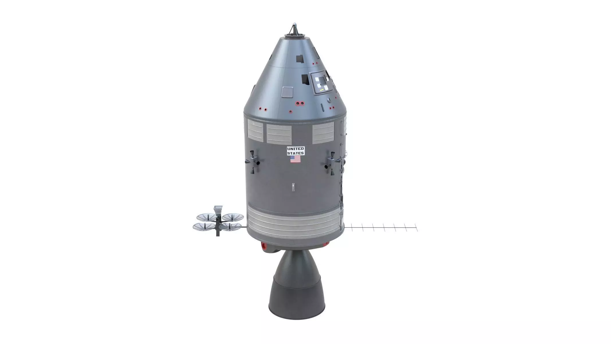 Apollo Spacecraft 3D model_0