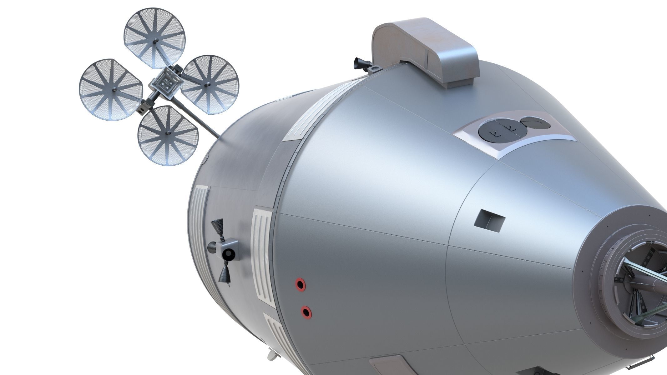 Apollo Spacecraft 3D model_9