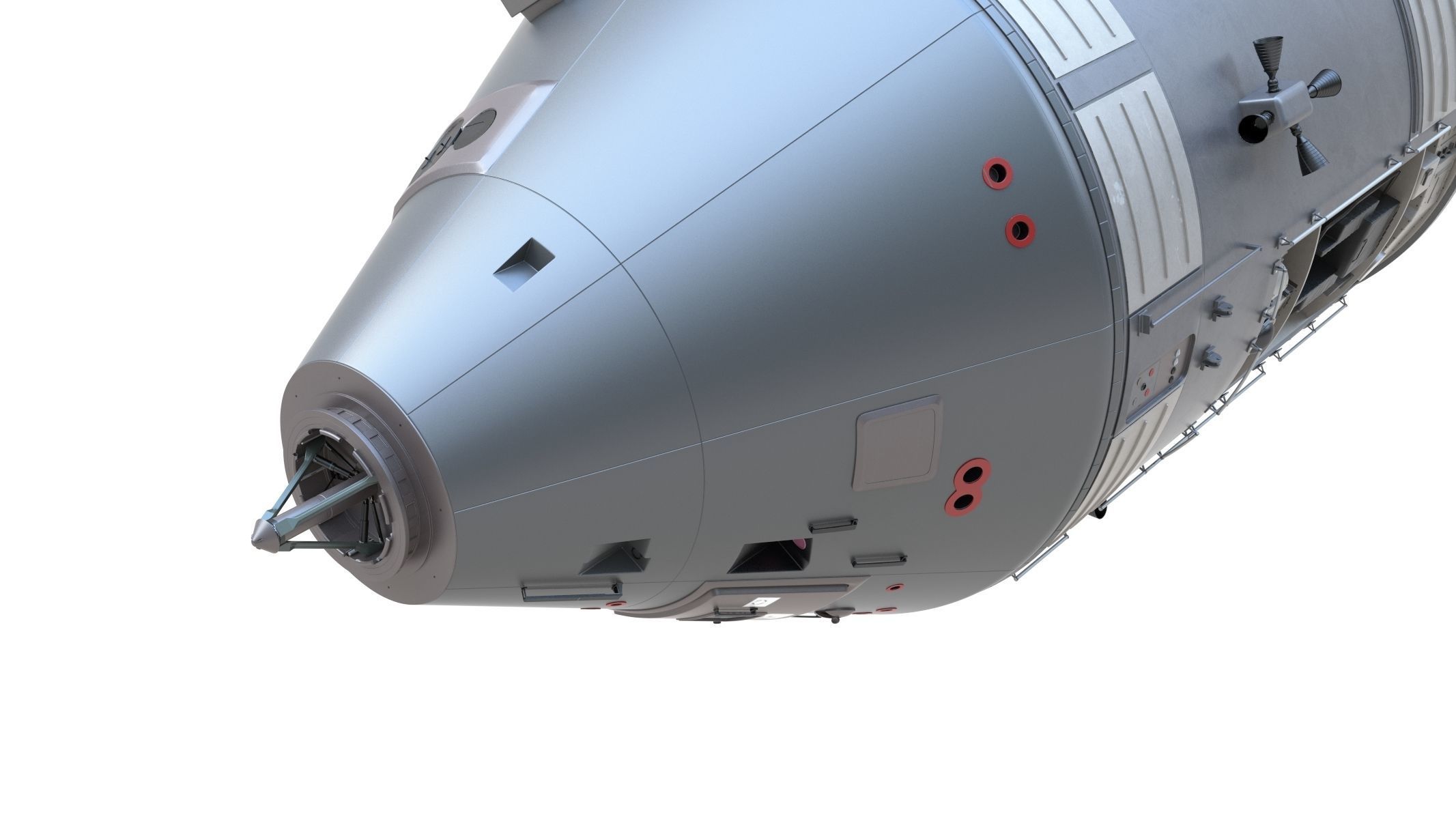 Apollo Spacecraft 3D model_4