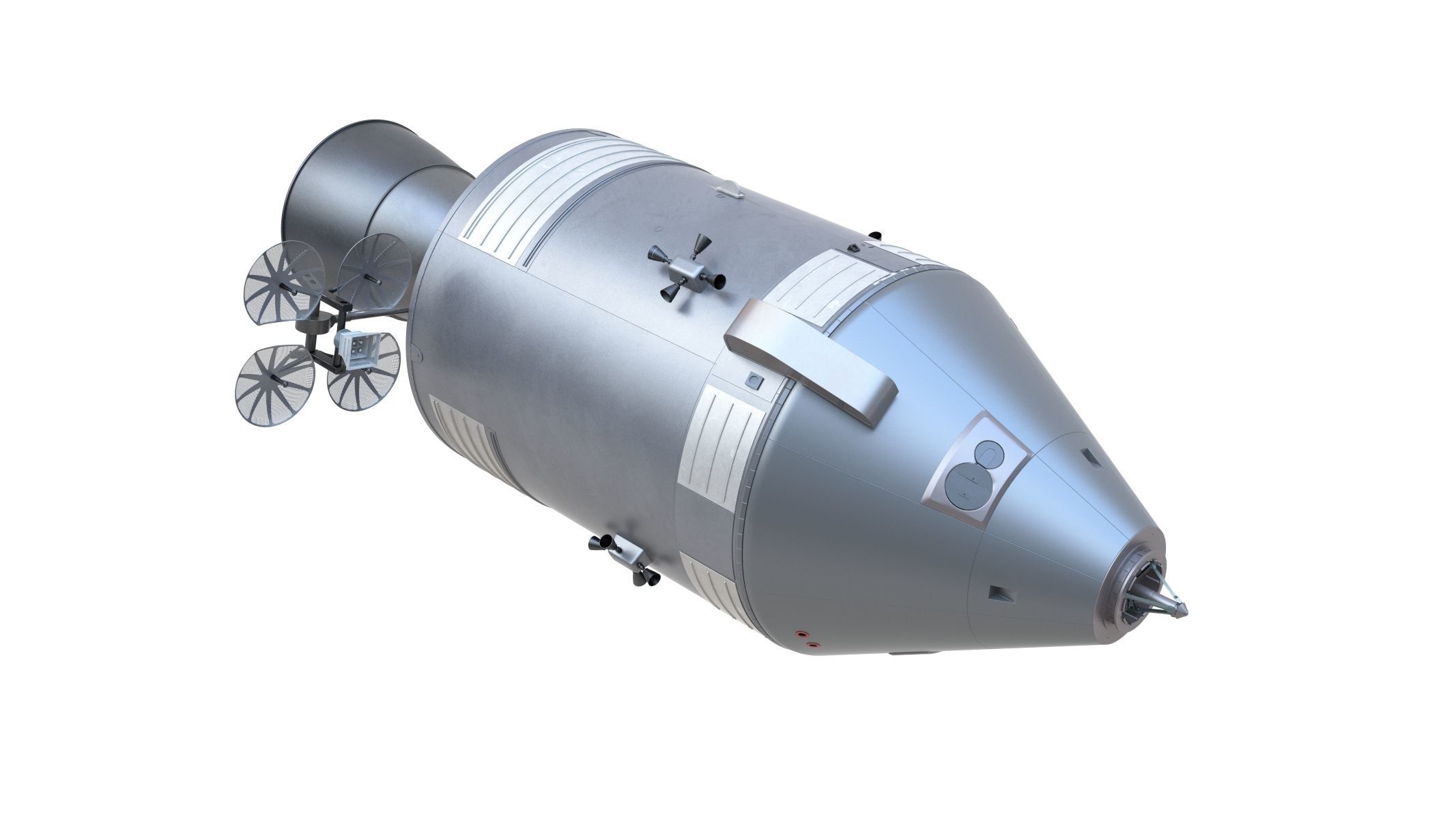 Apollo Spacecraft 3D model_13