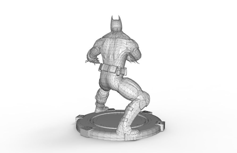 Batman - Fight Pose 3D print model_18