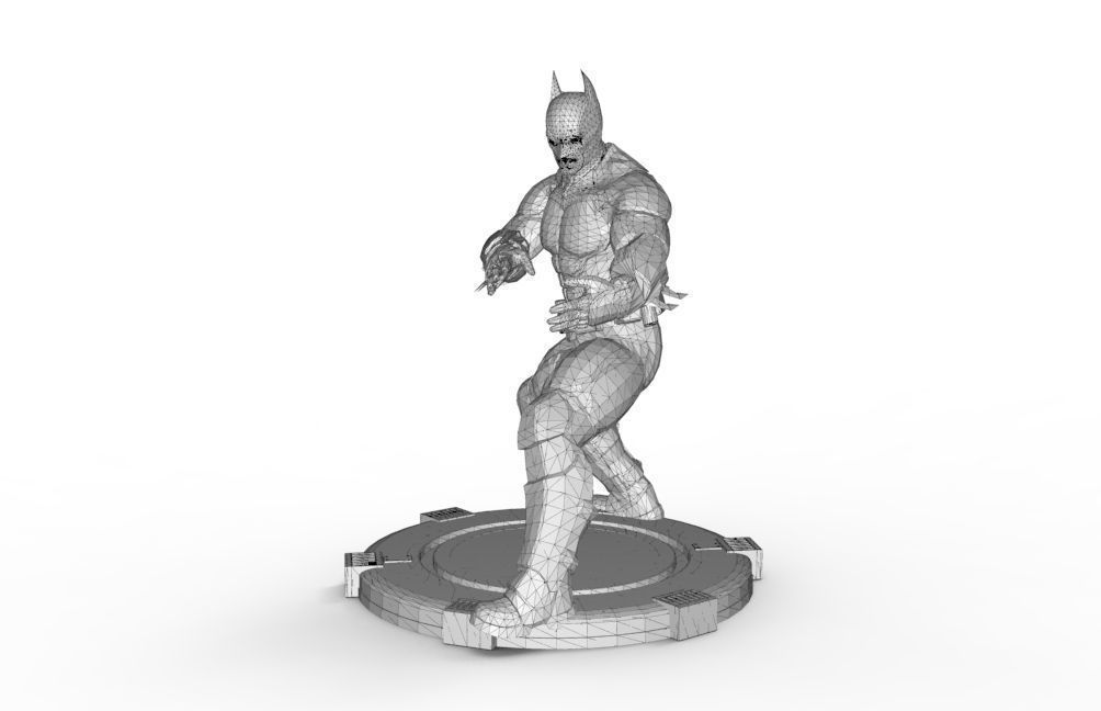 Batman - Fight Pose 3D print model_14