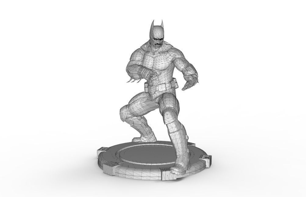 Batman - Fight Pose 3D print model_13
