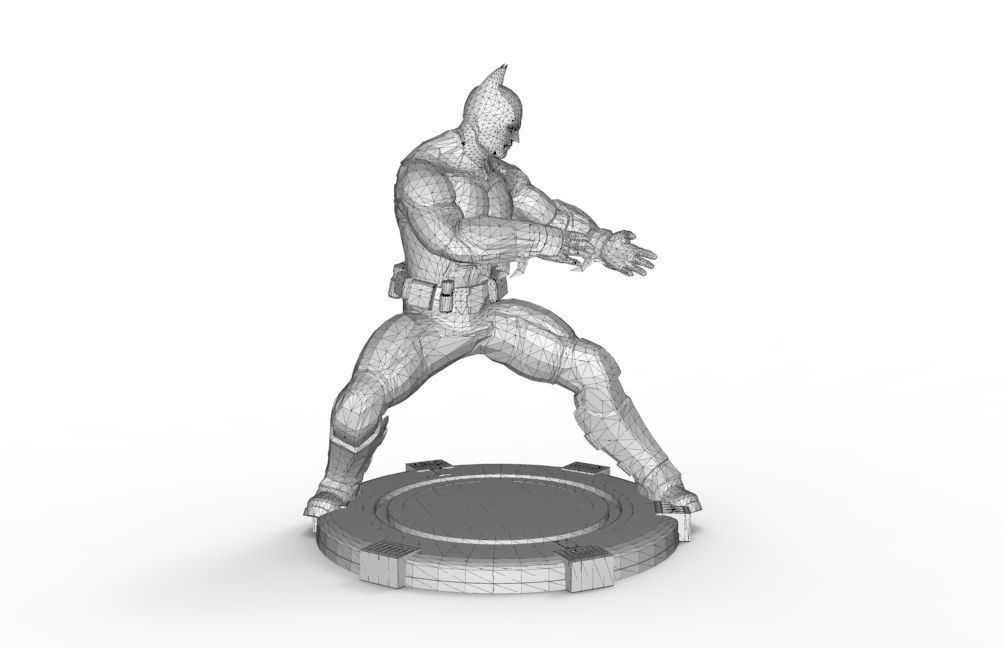 Batman - Fight Pose 3D print model_10