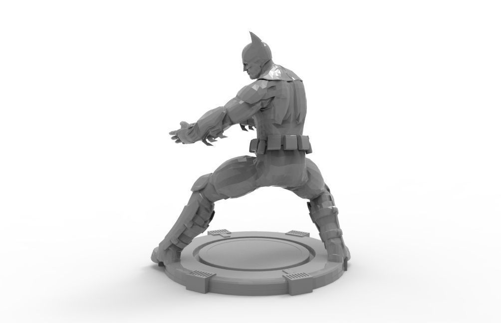 Batman - Fight Pose 3D print model_6
