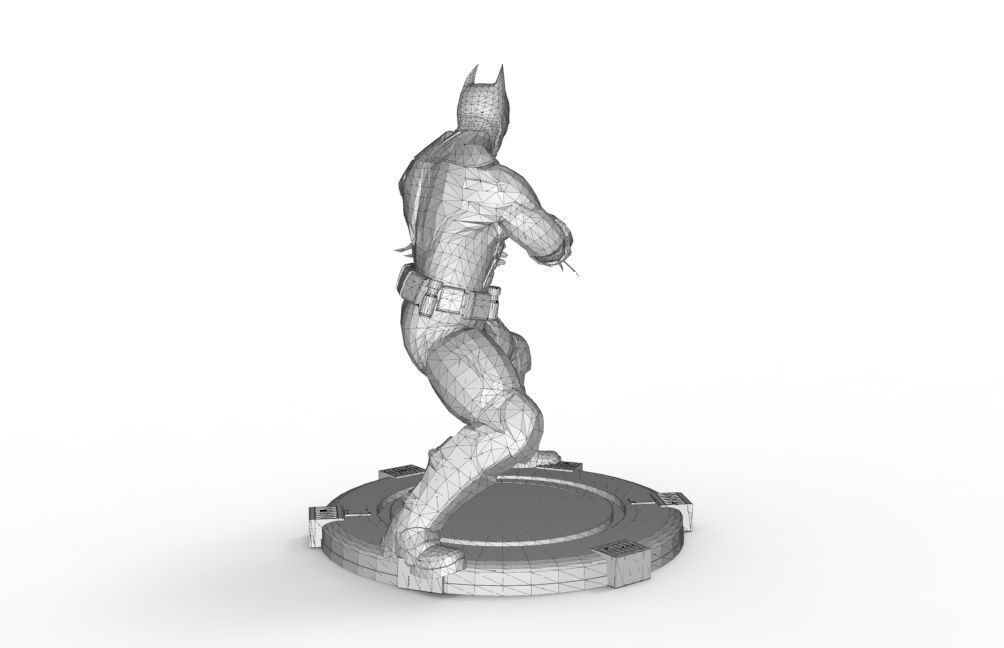 Batman - Fight Pose 3D print model_19