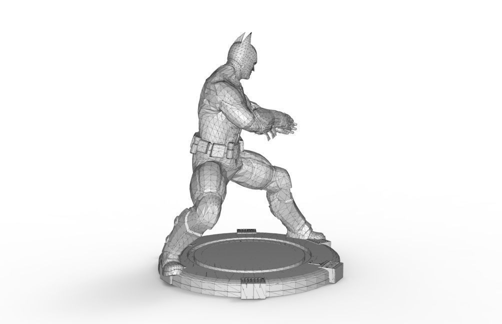 Batman - Fight Pose 3D print model_11