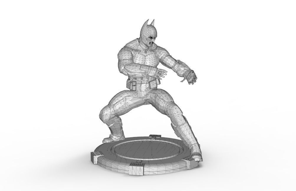 Batman - Fight Pose 3D print model_12
