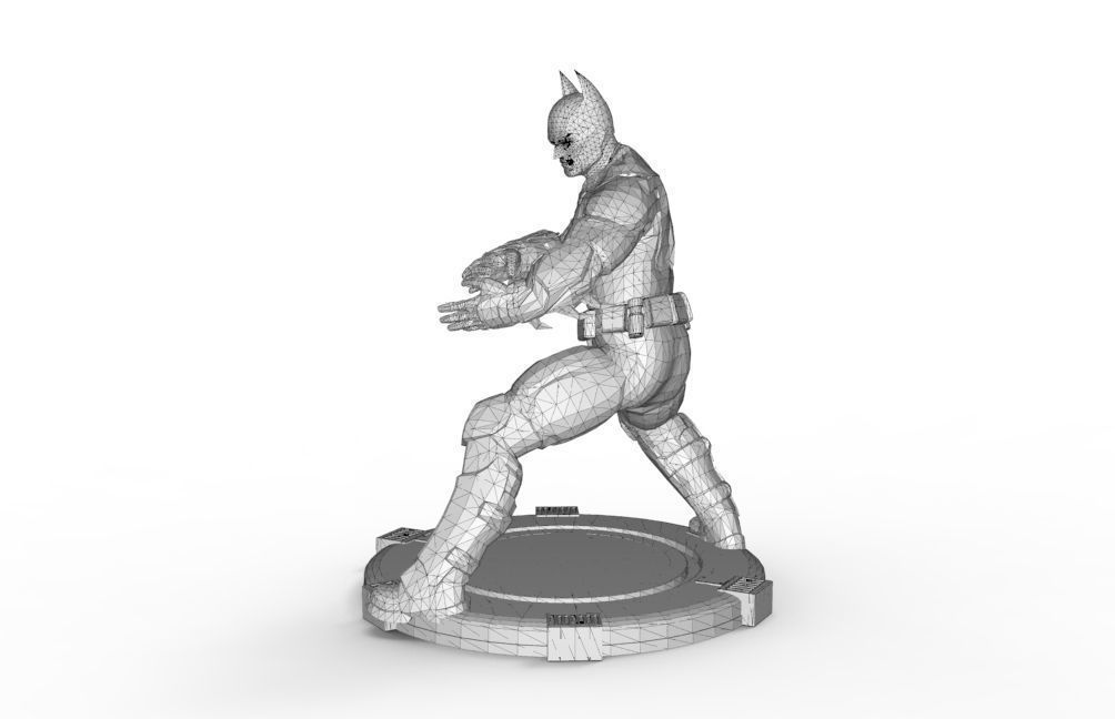 Batman - Fight Pose 3D print model_15