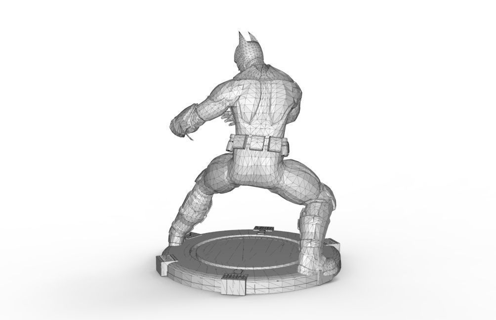 Batman - Fight Pose 3D print model_17