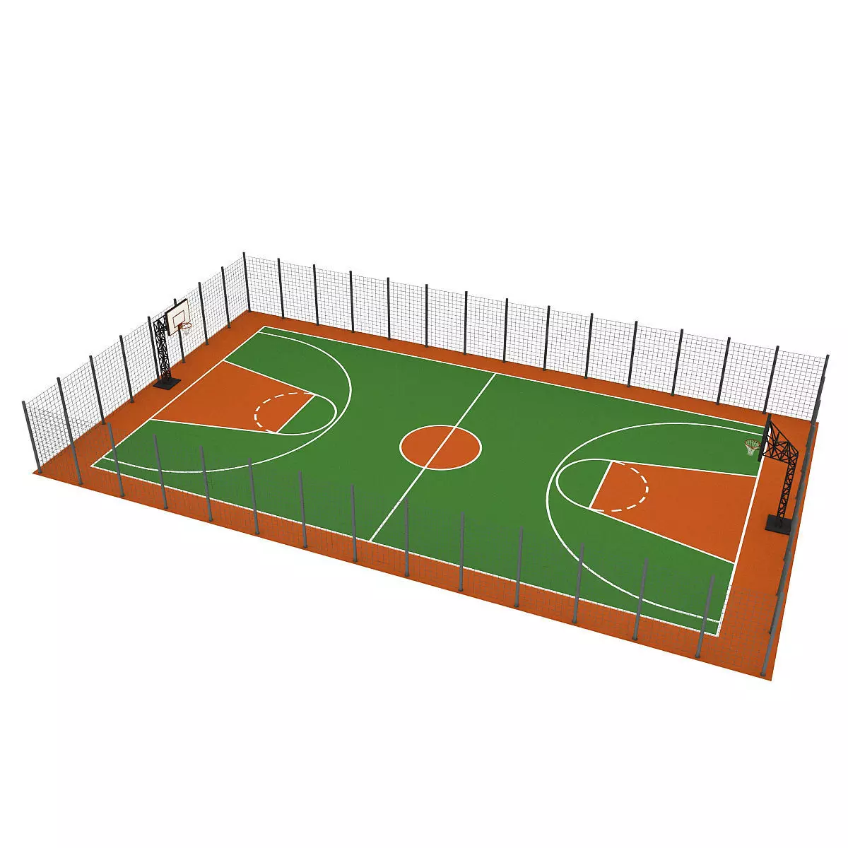 Basketball Court 3D model