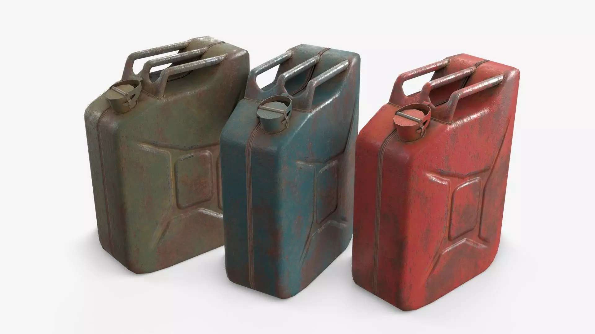 Jerrycan Asset 05 Low-poly 3D model_0