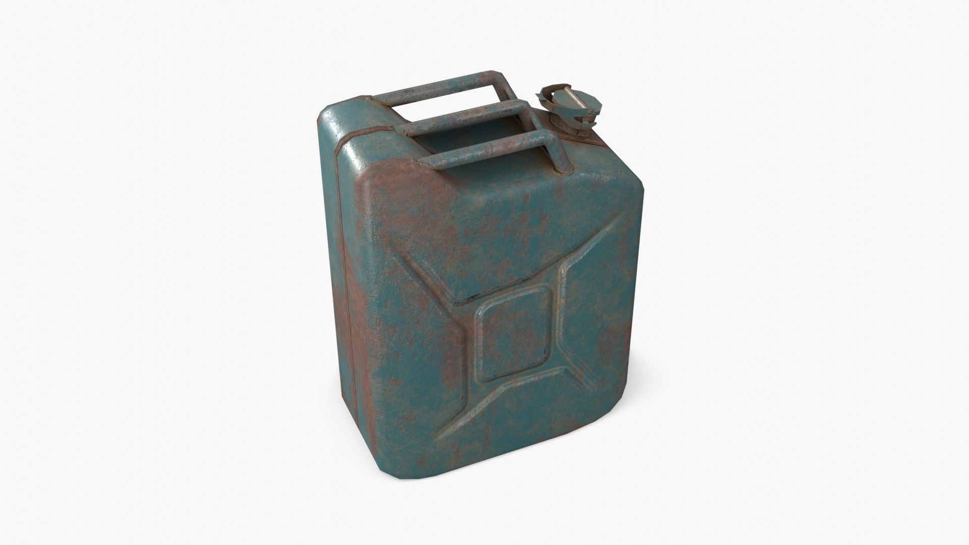Jerrycan Asset 05 Low-poly 3D model_5