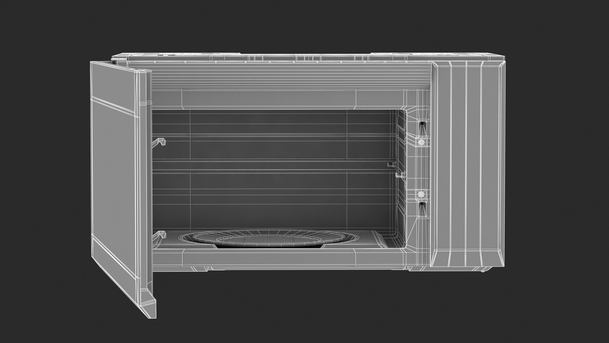 Samsung Over The Range Microwave in Tuscan Stainless Steel 3D model_14