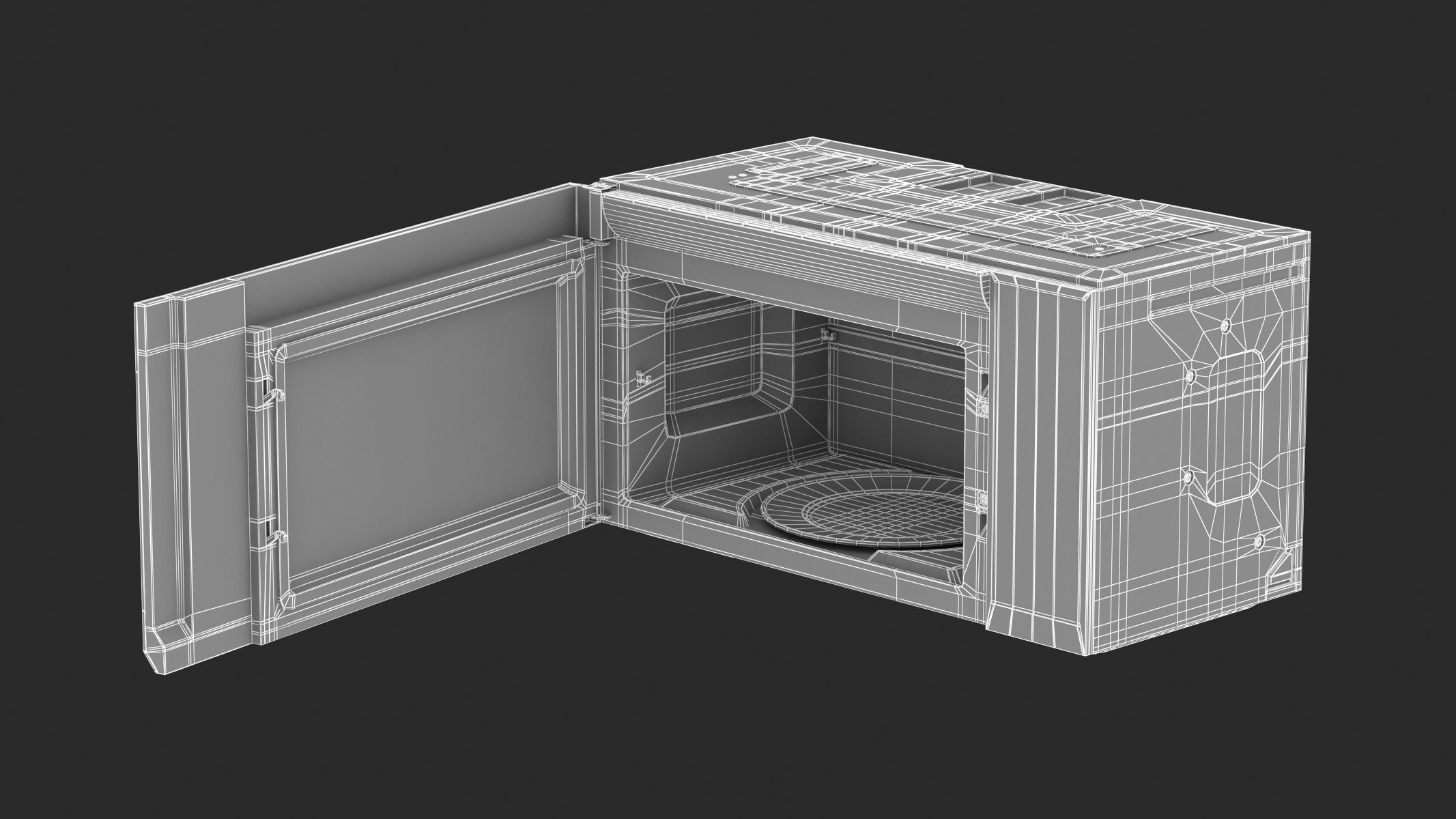 Samsung Over The Range Microwave in Tuscan Stainless Steel 3D model_13