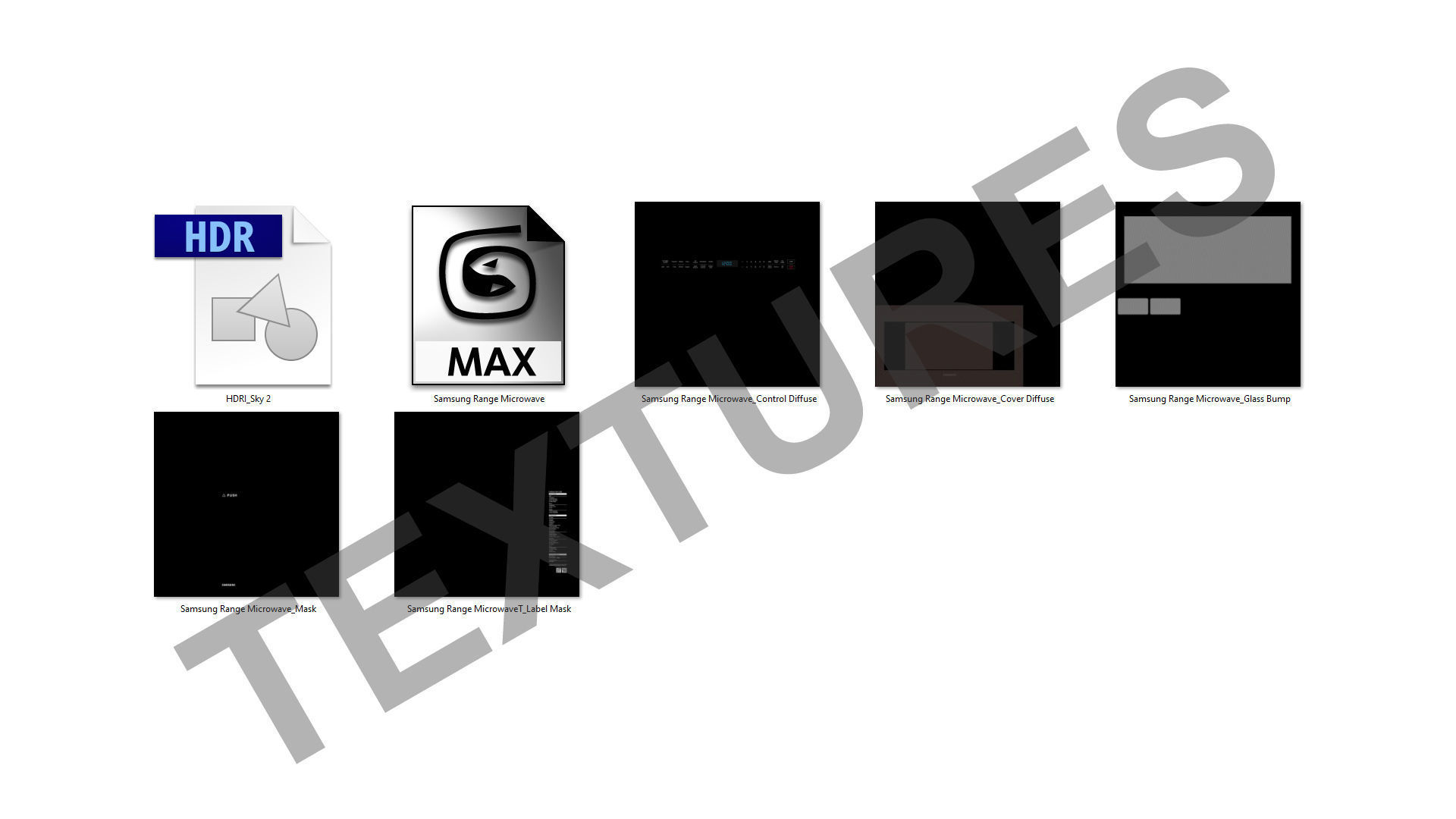 Samsung Over The Range Microwave in Tuscan Stainless Steel 3D model_21