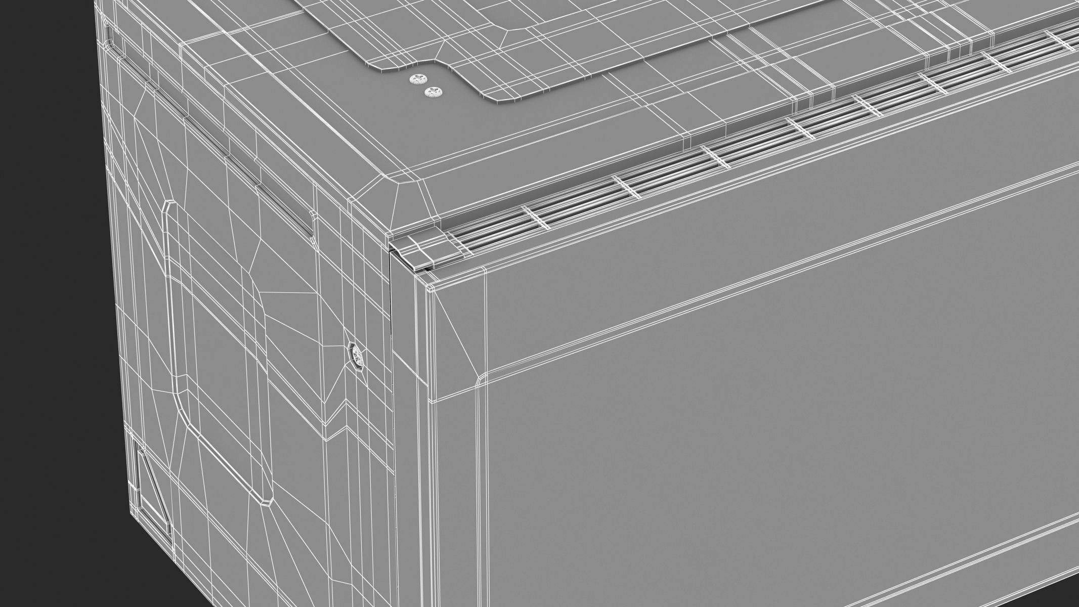 Samsung Over The Range Microwave in Tuscan Stainless Steel 3D model_18