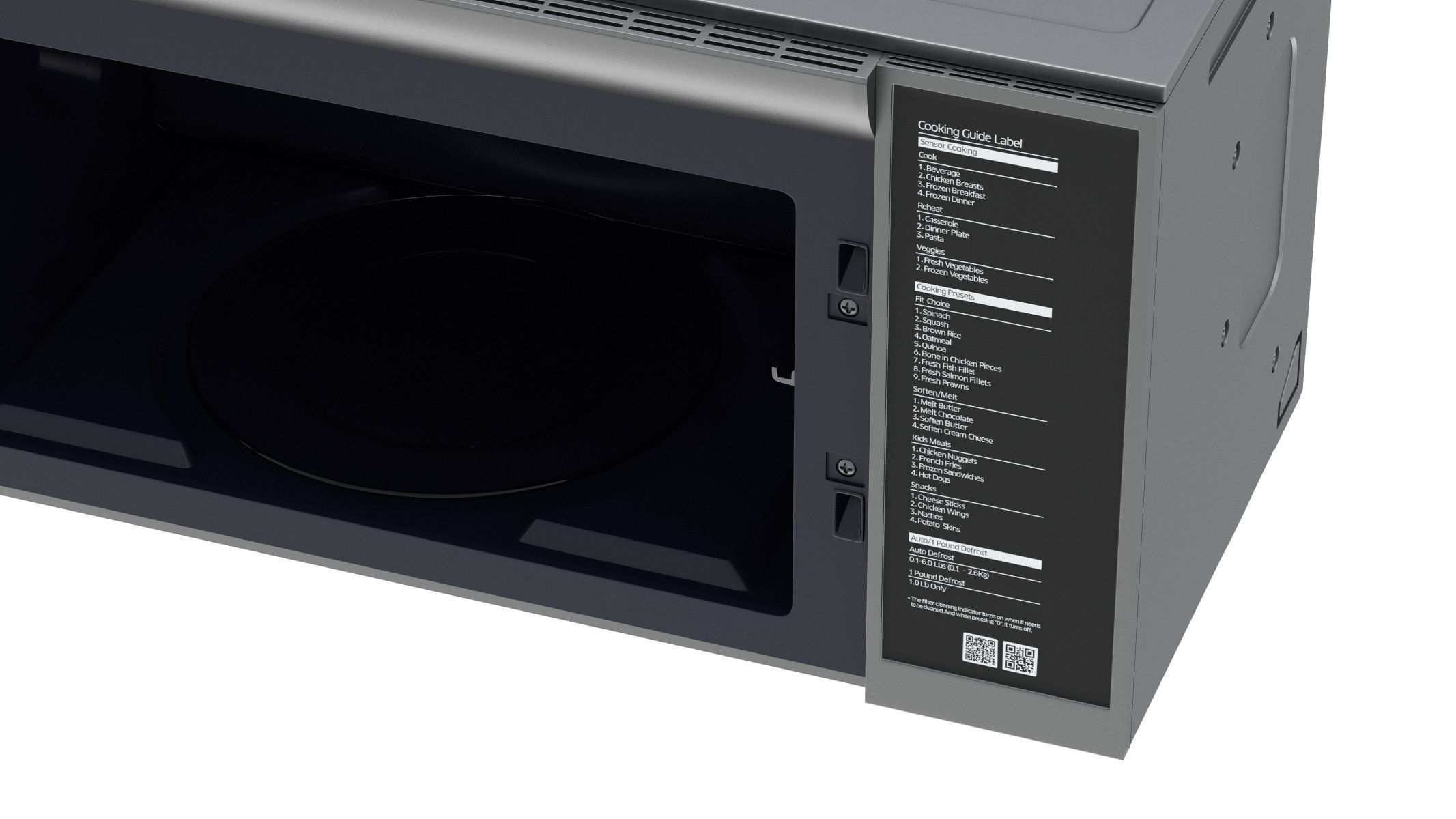 Samsung Over The Range Microwave in Tuscan Stainless Steel 3D model_7