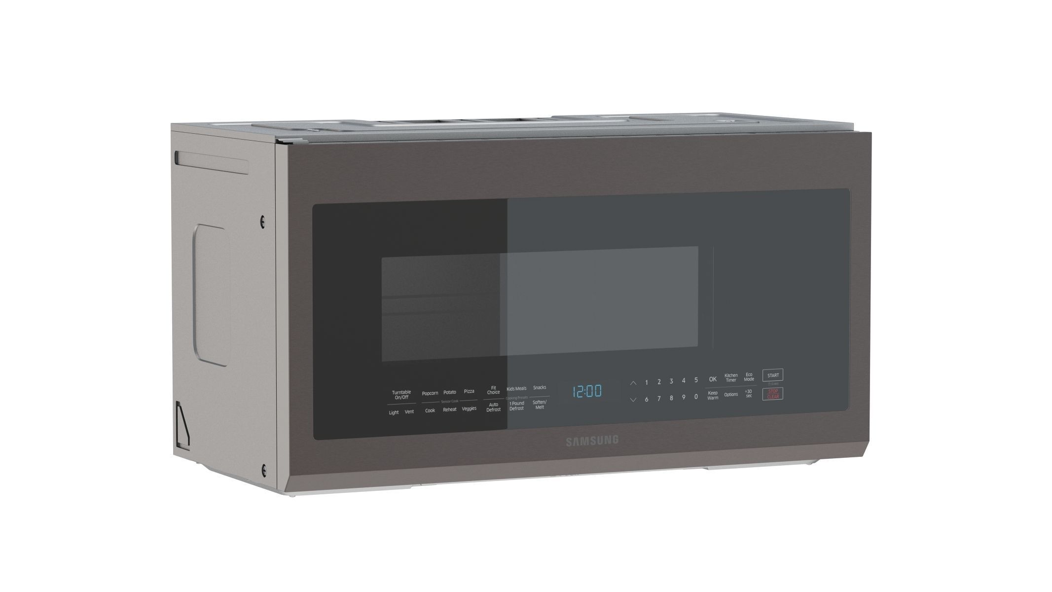 Samsung Over The Range Microwave in Tuscan Stainless Steel 3D model_12