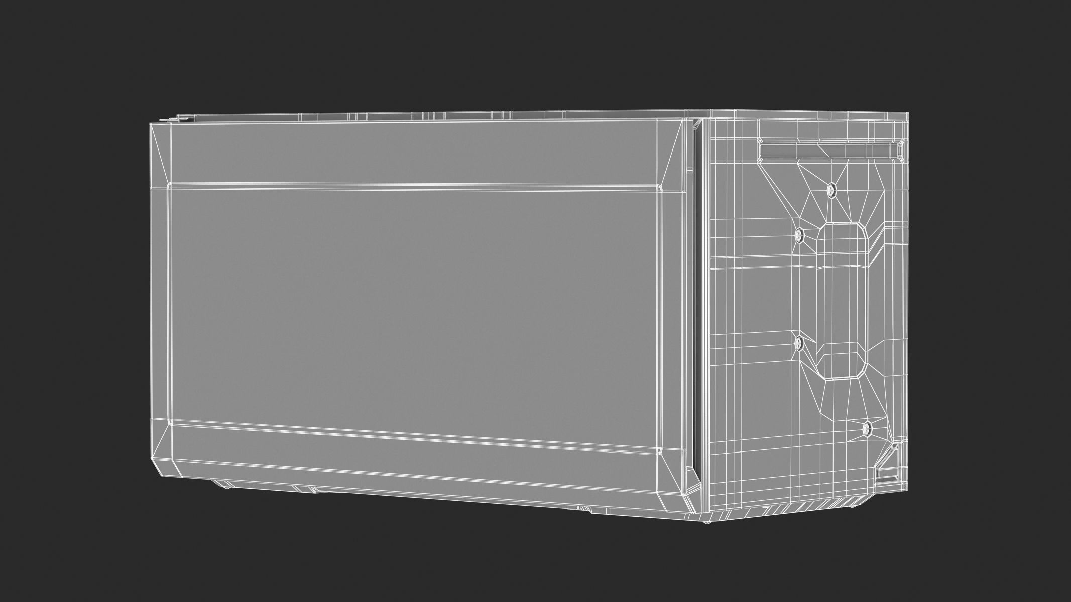 Samsung Over The Range Microwave in Tuscan Stainless Steel 3D model_19